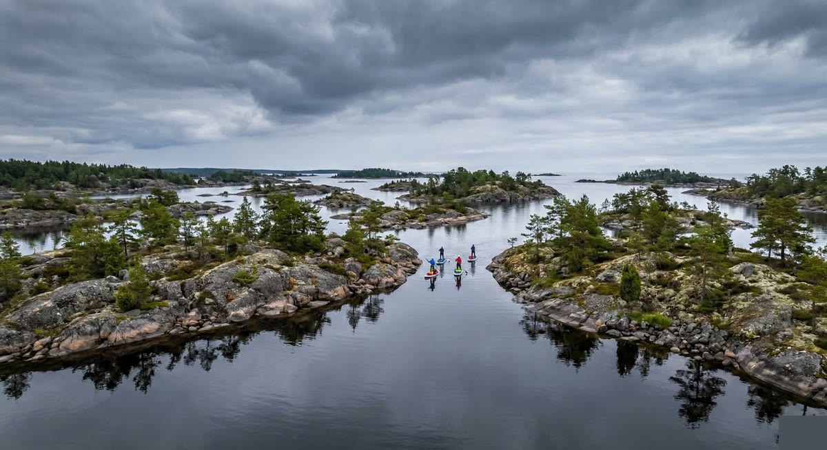 Ладожские шхеры — SUP среди скалистых островов Ладоги