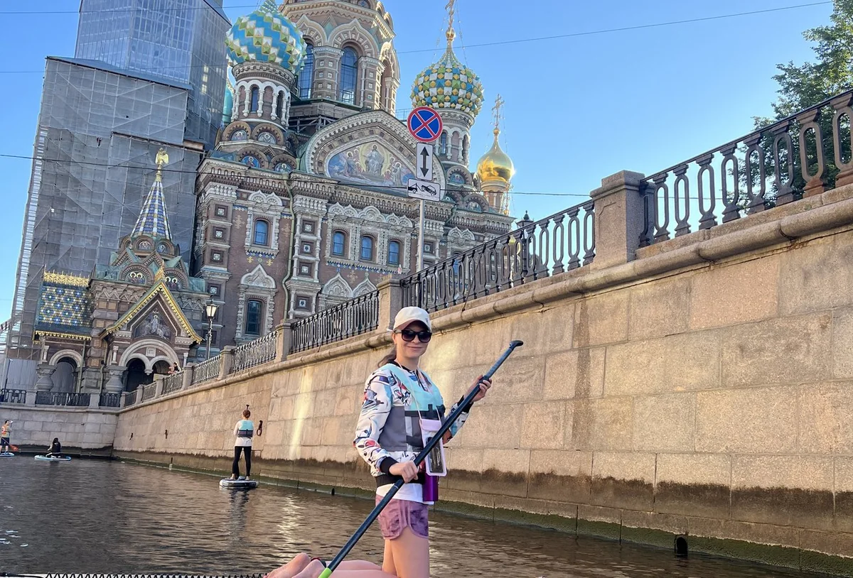 Утренняя SUP-прогулка по центру Санкт-Петербурга