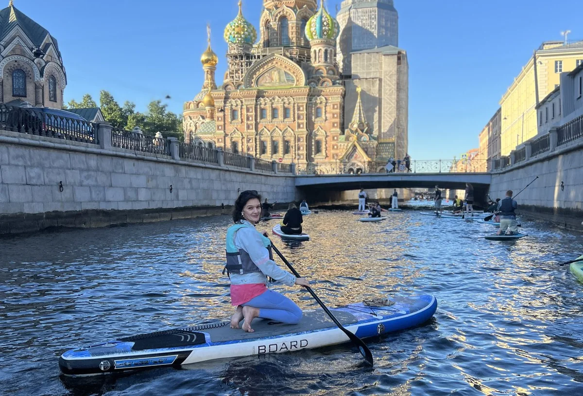 SUP-прогулка Цветные мосты